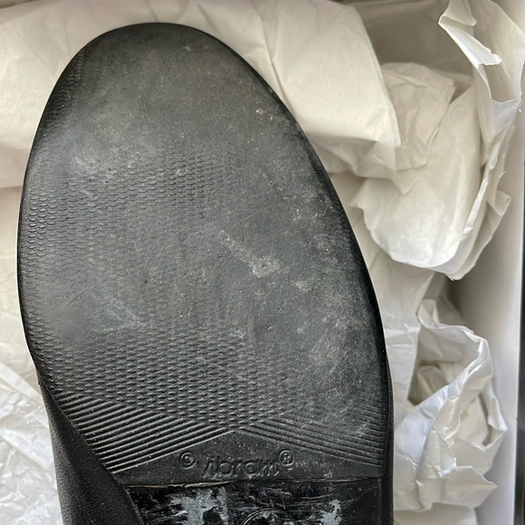 Authentic pre loved Chanel Leather Ballet Flats 36.5 Patent Cap Toe - Picture 13 of 16